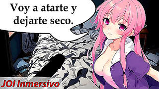 Crazy Girl Ties You Up Rides You Wild – Extreme JOI Hentai (Spanish Voice)