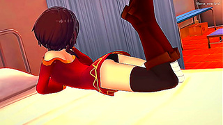 Megumin Seeks Rest But Finds Pleasure Instead – A Steamy Encounter