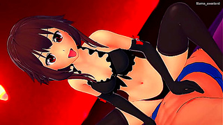 Megumin Craves Big Cock Fun at the Love Hotel – Shes Ready