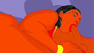 Cherokee Babe Takes It Deep in Steamy Big Booty Hentai Action