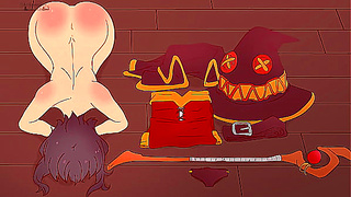 Megumin Begs for Pleasure in Steamy KonoSuba Hentai Fantasy Encounter