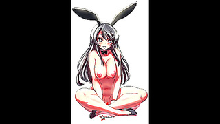 Mai Sakurajima Bounces into Action as Bunny Girl in Steamy Rule 34 Compilation