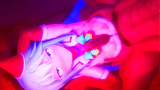 Aqua Celebrates Christmas with Steamy Holiday Fuck Fest in Konosuba