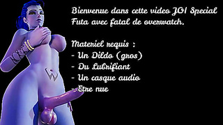 Widowmaker Dominates JOI Fantasy in Steamy Overwatch Hentai Set in France