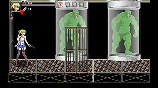 Blonde Beauty Pleasures Multiple Men in Steamy Hentai Game Adventure