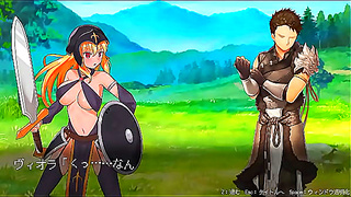 Blonde Beauty Pleasured by Man Green Alien in Steamy Hentai Game Clip