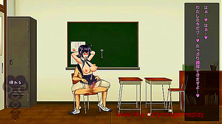 College Beauty Pleasures Her Lover in Steamy Hentai Adventure Game