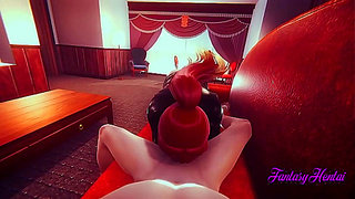 Shura Kirigakures Steamy Blowjob Adventure in Blue Exorcist Hentai POV