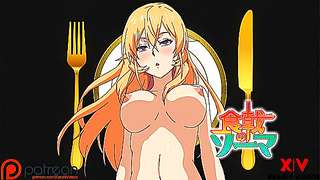 Erina Nakiri Serves Steamy Culinary Pleasures in Food Wars Hentai Fantasy