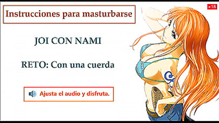 Nami Guides You Through Sensual Masturbation in Steamy JOI Hentai