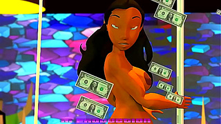 Big Booty Latinas Bombshells Brawl in Strip Club Sex Fight Game