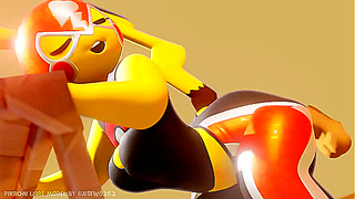 Pikachu Libre Takes It Hard from Behind – Wild Multi-Angle Fuck Fest