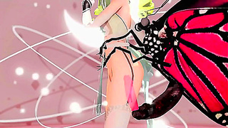 Blonde Mikus Seductive Insect Dance Leads to Steamy creampie Encounter (Clip)