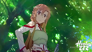 Asuna Pleasures Two Heroes in Steamy SAO Double Tease Fantasy