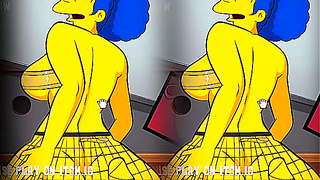 Marges Steamy Betrayal: Virtual Affairs in Springfield Desire