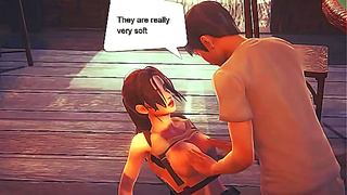 Lara Croft Cosplay Hentai Seduces Man in Steamy Animated Manga Encounter
