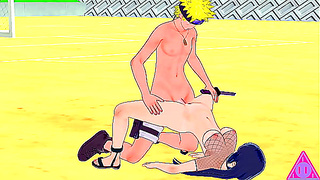 Hinatas Steamy Blowjob Handjob Fantasy in KOIKATSU x Naruto Hentai Uncut
