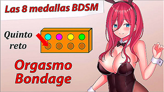 Hentai JOI Domme Claims Her Prize with Fiery Bondage Pleasure