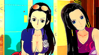 Boa Hancock Nami Seduce One Piece Fans with Steamy Hentai Action
