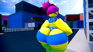 NoobGirl Explores Forbidden Roblox Desires – A Steamy Hentai Fantasy Encounter