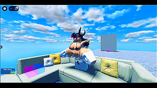 Roblox Whore Takes Rough Condo Fuck in Virtual Heat