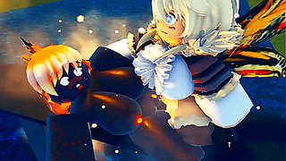 Godzilla Meets Mothra in Steamy Roblox Showdown
