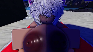 Roblox Player Caught Used Publicly on Virtual Beach Adventure
