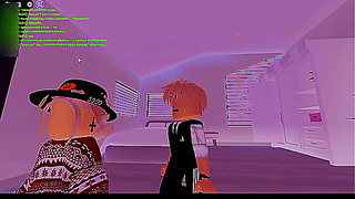 Roblox Girl Shares Sweet First Encounter Blowjob in Virtual World Adventure