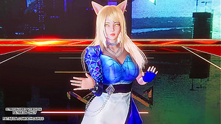 KDAs Sultry AHRI Dances Solo – MMD K-Pop Heat LoL Horny Remix