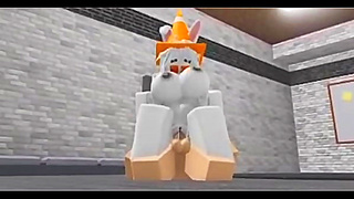 Bunny-Eared Roblox Girl Sneaks Into Locker Room for Steamy Encounter