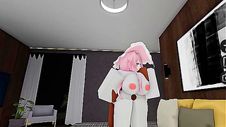 Roblox Character Seduces Big Dick Stranger in Steamy Hentai Encounter
