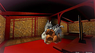 Bunny Girl Gets Wild in Roblox Studio Adventure