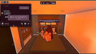 White Teen Betrays BF with Massive-Cock Stranger in Roblox Condo Hideout