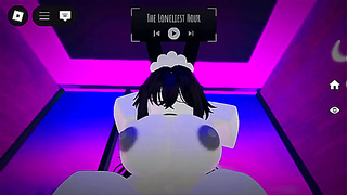 White Roblox Character Craves Cock in Horny Gaming Fantasy