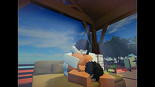 Tomboy Takes It Hard in Roblox Studio Adventure