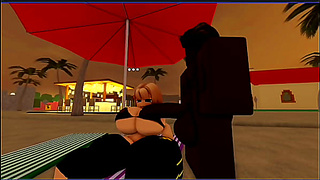 Blanca Takes On Massive Cock in Steaming Roblox Hentai Encounter