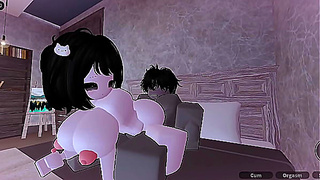 Plush Curves Sweet Face: Roblox Condo Romance Unfolds