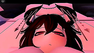 Shark Girl Rides Wild Fantasy - Roblox Condo Nights