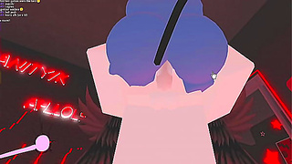 Seductive Roblox Beauty Takes It Hard in Steamy Virtual Encounter