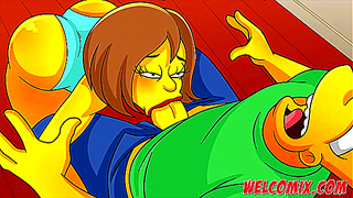 Stepmom Seduction: Steaming Simpsons Hentai Fantasy Unleashed