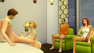 Stepmom Tempts Stepdad with Busty Curves in Steamy Family Hentai Fantasy