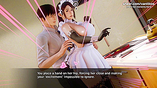 Naughty Waifu Explores Forbidden Desires in Campus Hentai Adventure