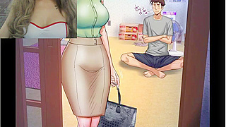 Steppant Tempts Her Nephew with Forbidden Desires in Anime Fantasy
