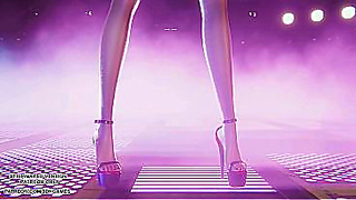T-aras Sensual Day by Day Performance as Ahri in Steamy K-Pop Hentai Fusion