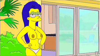 Marge Takes On Playboy Mansion Temptations in Springfield Secret Affair