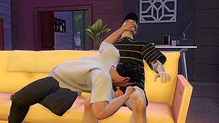 First-Time 3D Gay Anal Encounter with a Mysterious Stranger Unfolds