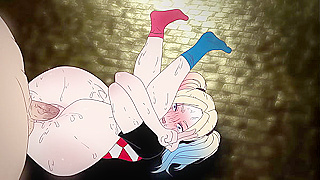 Harley Tempts Joker in Steamy Anime Encounter – Forbidden Lust Unleashed
