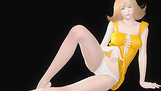 Virtual Beauty Seduces Her Reflection in Steamy Milf Fantasy Encounter