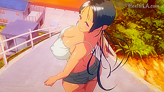 Stranded Girls Tempt Each Other Under Moonlight – Tropical Hentai Escape