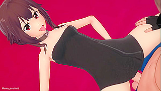 Megumins Steamy Strip Teases Wild Passion in Love Hotel Encounter